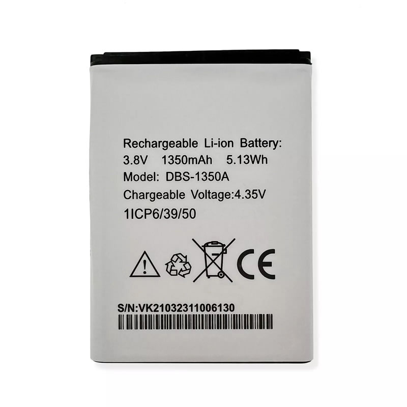 3.8V Battery DBS-1350A 1ICP6/39/50 for Doro SmartEasy 7050 Flip 7060 7070 7441 DFC-0180 1350mAh